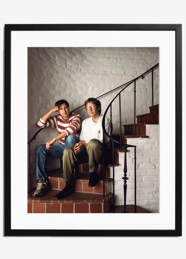 bill gates steve job print