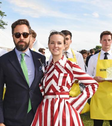 Diego-Bivero-Volpe-and-Charlotte-Carroll-at-the-Goffs-London-Sale