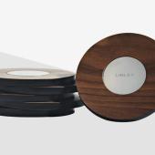 Linley Magnetic Walnut Coasters