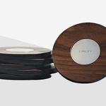 Linley Magnetic Walnut Coasters