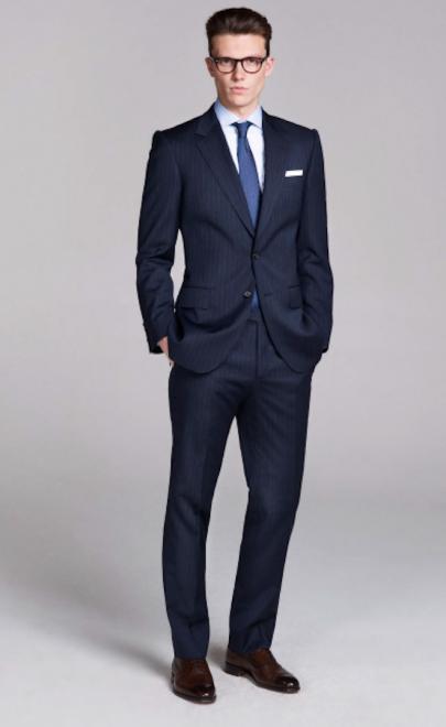 Gieves & Hawkes Blue Suit - TGJ