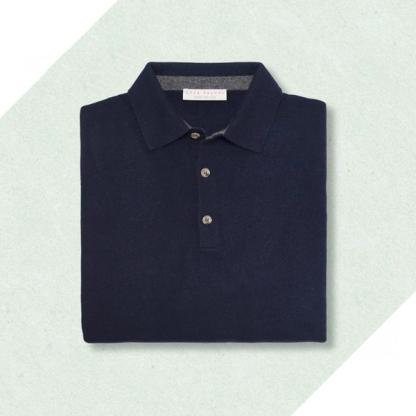Luca Faloni Pure Cashmere Polo Sweater