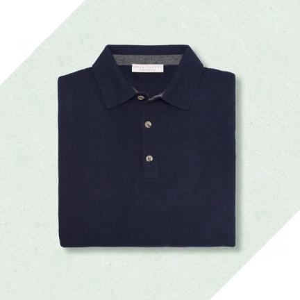 Luca Faloni Pure Cashmere Polo Sweater