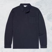 Men's Cotton Riviera Long Sleeve Polo Shirt