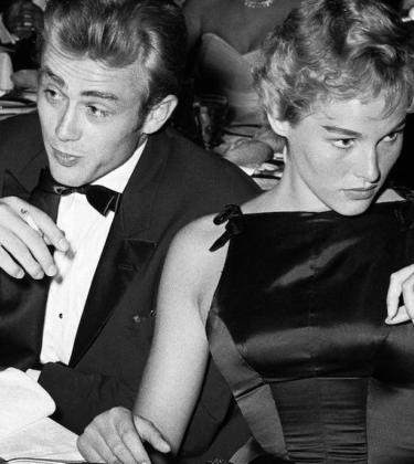 James Dean and Ursula Andress