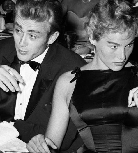 James Dean and Ursula Andress