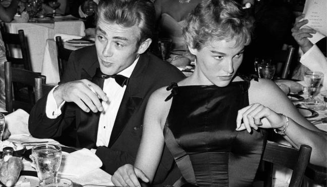 James Dean and Ursula Andress