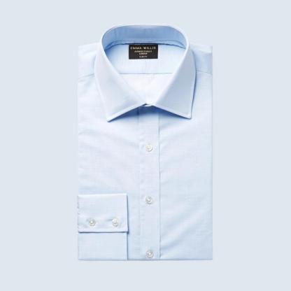 Emma Willis Light-Blue Cotton Shirt