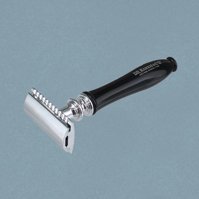 D.R. Harris 3-Piece Ebony Safety Razor