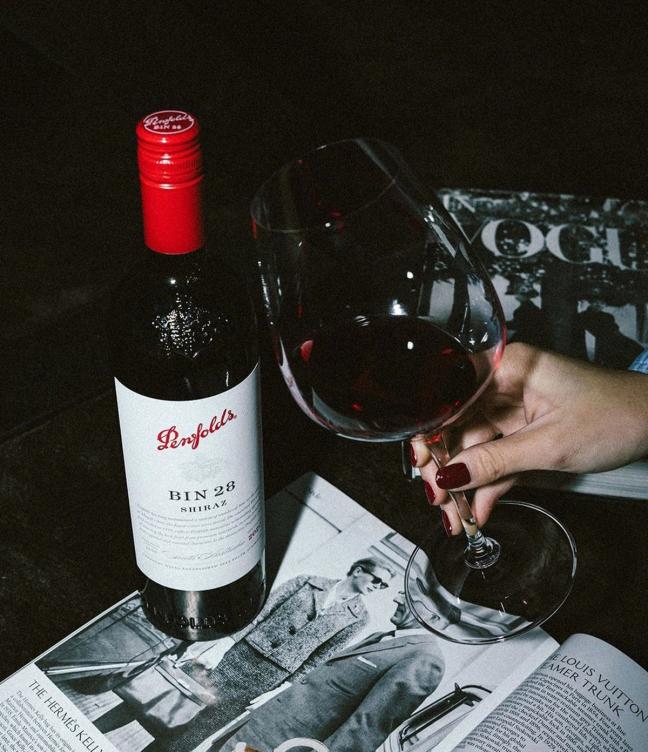 Bottle of Penfolds Bin 28 Shiraz