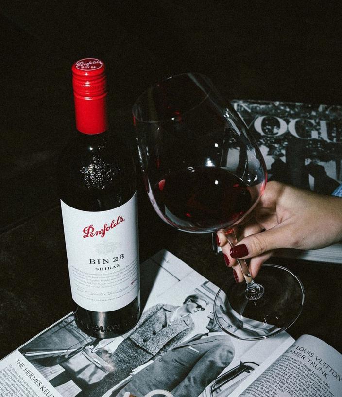 Bottle of Penfolds Bin 28 Shiraz