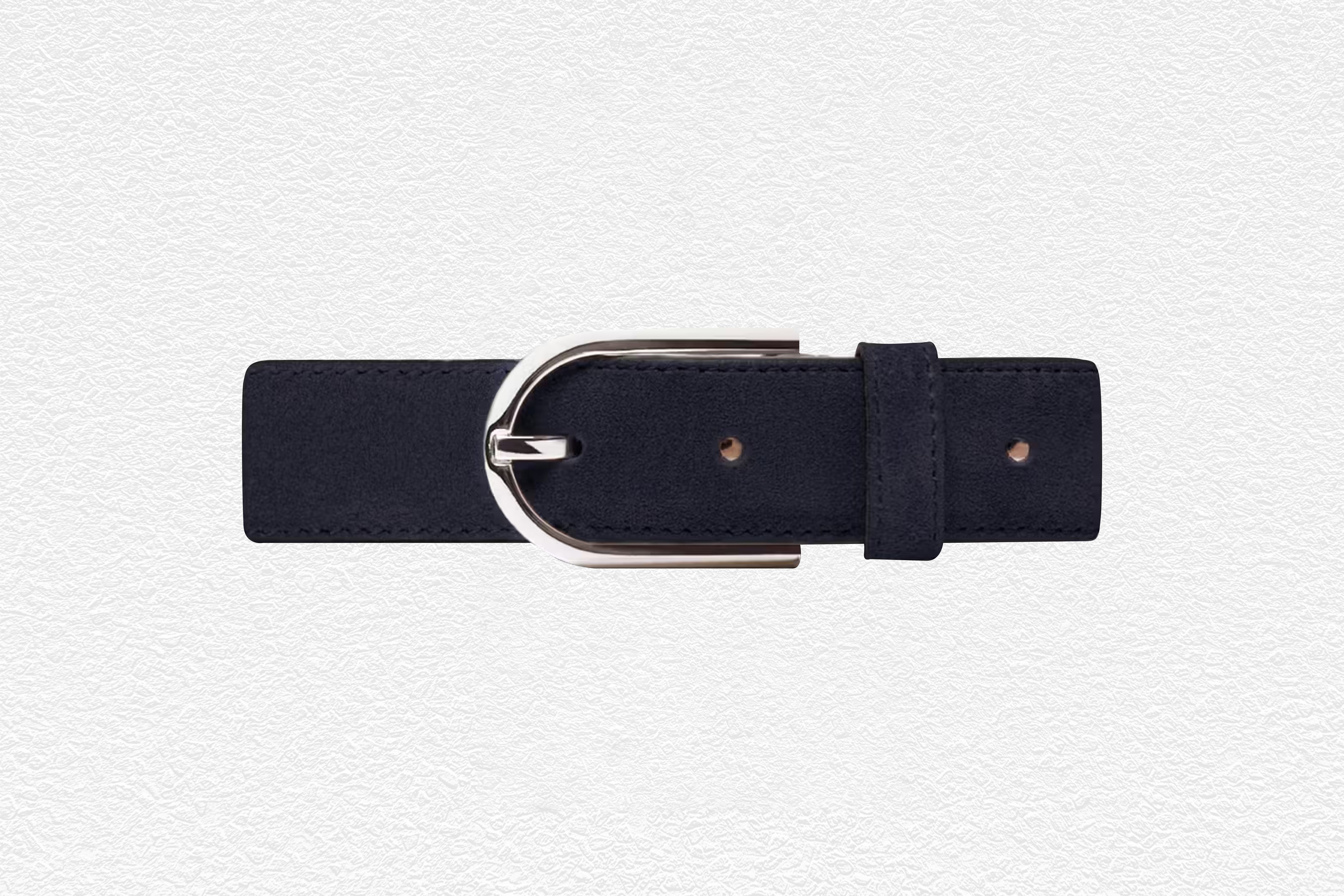 Navy Suede Belt