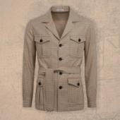 Suitsupply Houndstooth Belted Safari Jacket