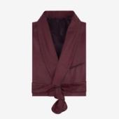 Turnbull & Asser Burgundy Churchill Silk Gown