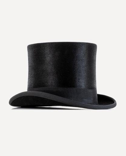 6-Inch Fur Felt Top Hat