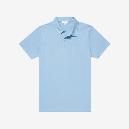 Riviera Polo Shirt — Skydiver Blue (20% off)