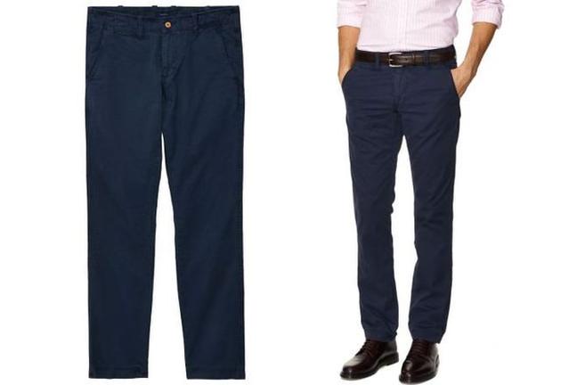 NAVY CHINOS