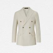 New & Lingwood Double-Breasted Linen Jacket