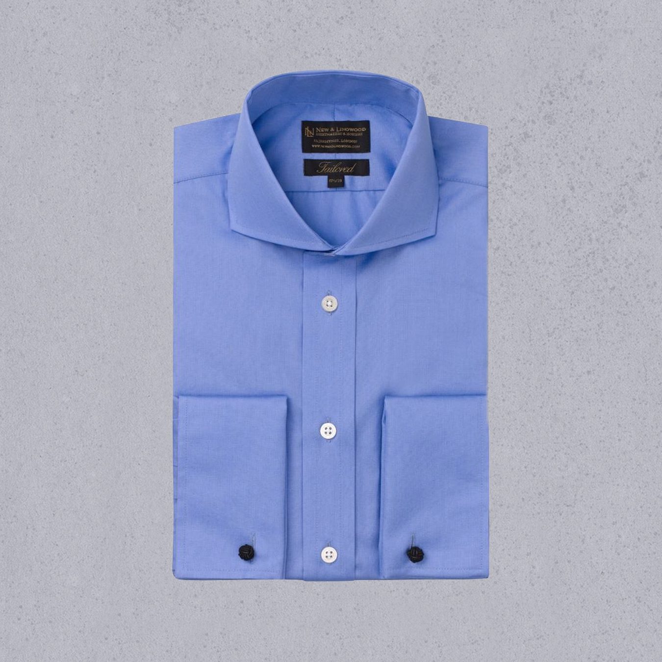 New & Lingwood Poplin Cutaway Collar Shirt