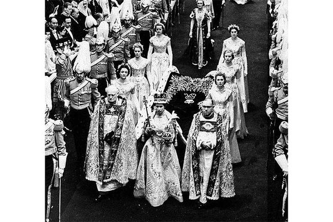 1953. Elizabeth on her Coronation Day (Associated Press)