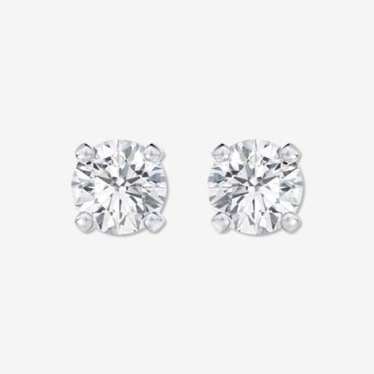 De Beers Classic Round Brilliant Diamond Studs