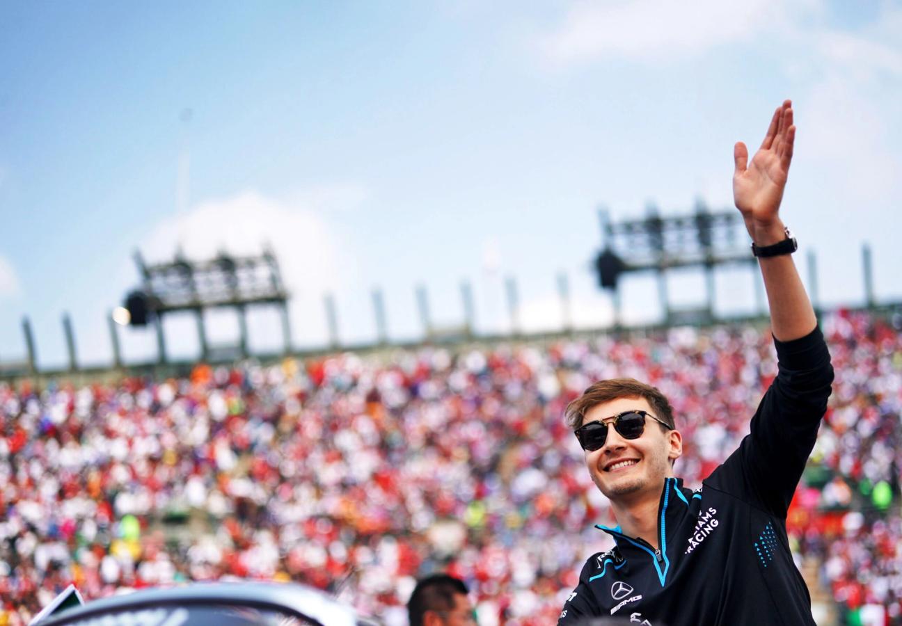george russell formula one racing driver williams mercedes