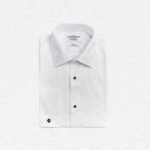 Slater Menswear White Pleated Evening Shirt