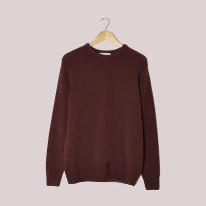 Rust Red Crew Neck Jumper