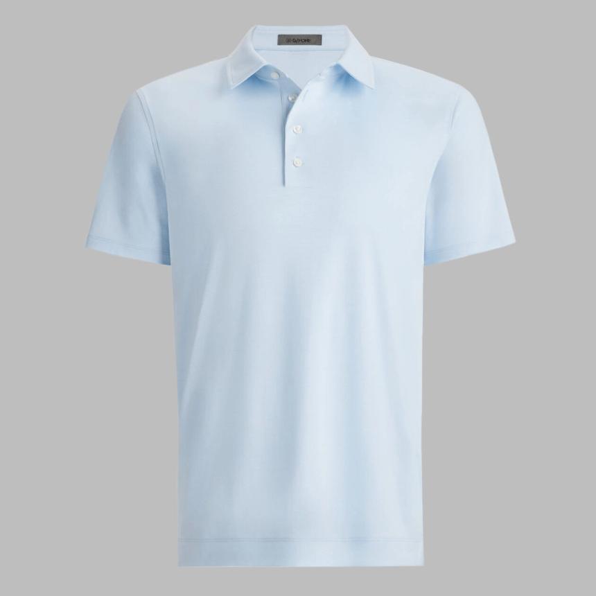 25. Polo de mistura de algodão Luxe da G/FORE