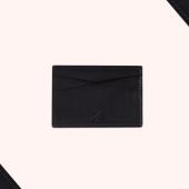 Charles Laurie London Card Case in Jet Black