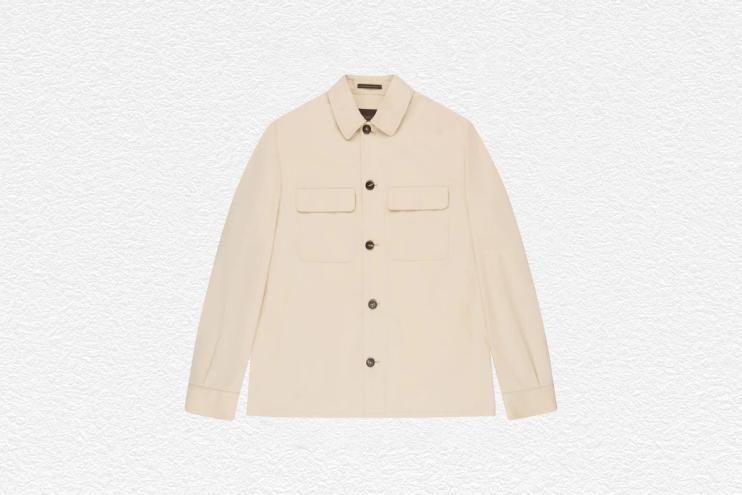 Cotton Crepe Overshirt
