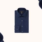 Emma Willis Midnight Weave Cotton Shirt