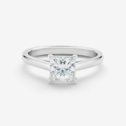 De Beers Classic Princess-Cut Diamond Ring