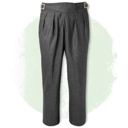 Rubinacci Manny Pleated Trousers