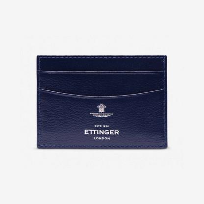 Flat Credit Card Case in Marine Blue