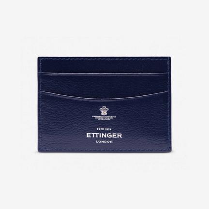 Flat Credit Card Case in Marine Blue