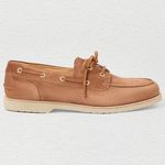 Brunello Cucinelli Washed Suede Boat Shoes