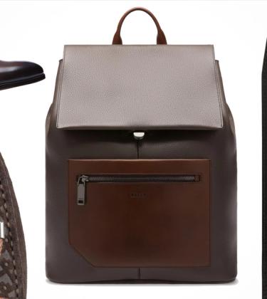 bally weilon driving shoe, latour derby oxford shoe, brummel leather backpack and freddy leather belt