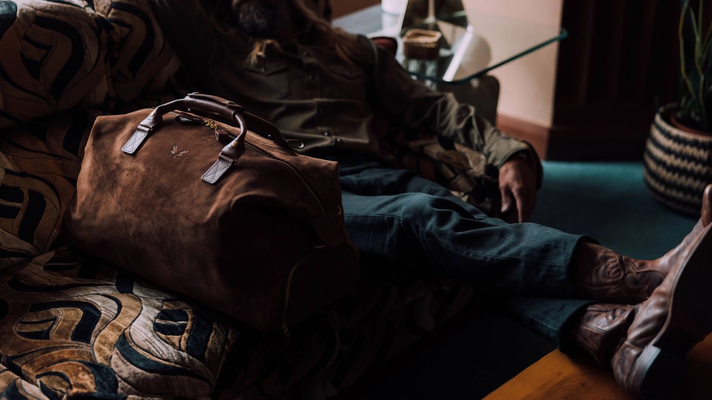 Butter-soft and practical, let Bennett Winch’s new suede bags carry the load