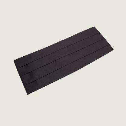 Turnbull & Asser Black Satin Cummerbund