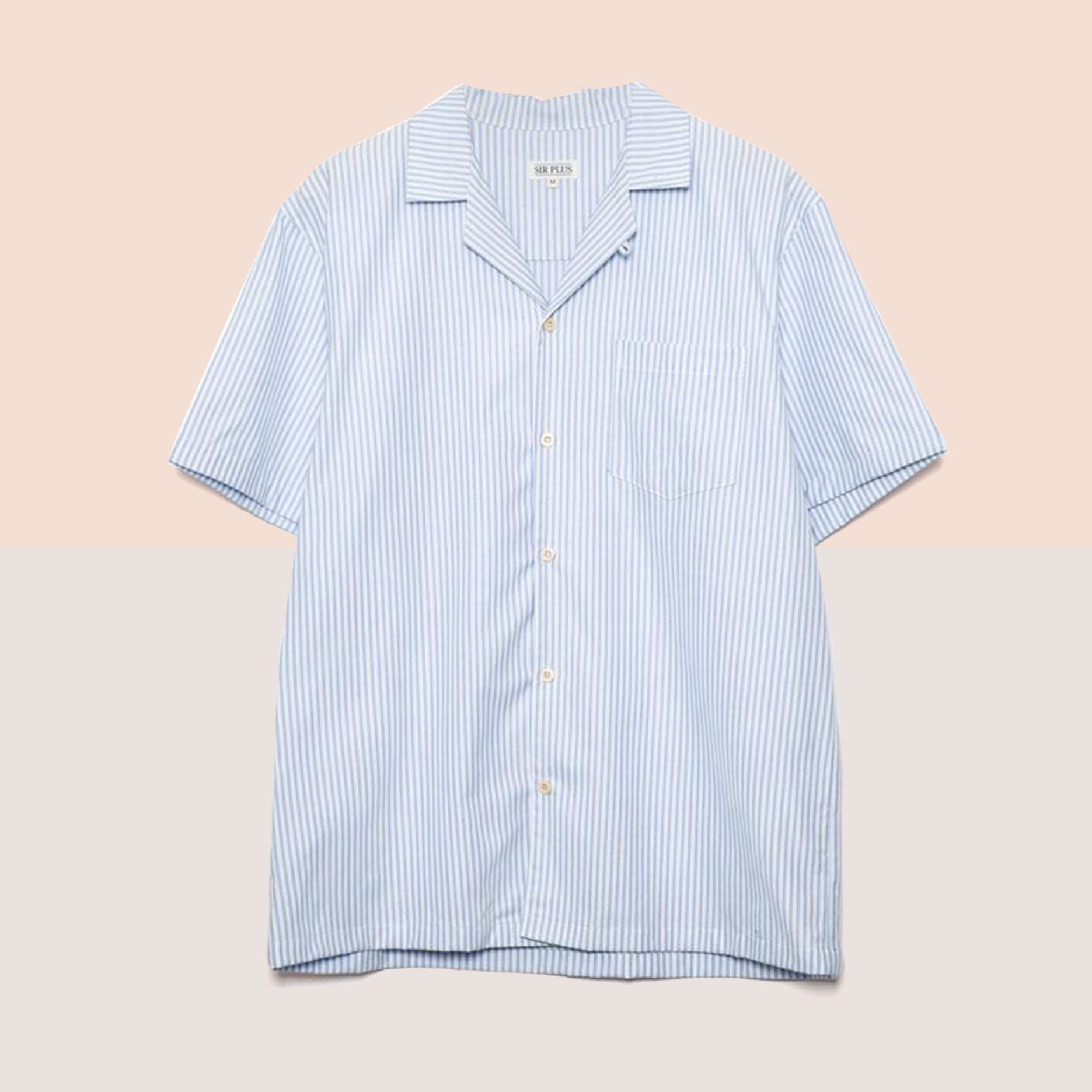 Sir Plus Blue Striped Cuban Shirt