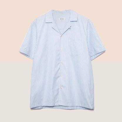 Sir Plus Blue Striped Cuban Shirt
