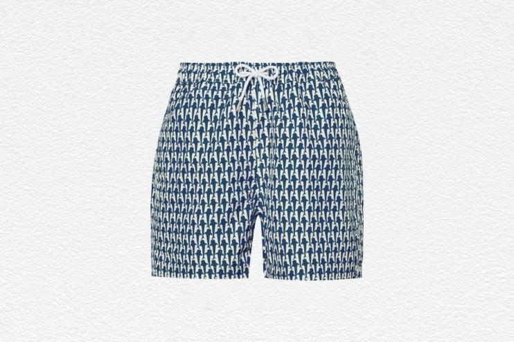 Swimming Shorts - Navy Sharks
