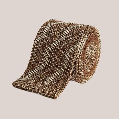 Richard James Zig-Zag Knitted Tie
