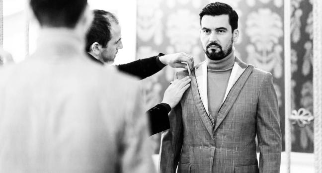 Hardie Amies Savile Row making of a bespoke suit