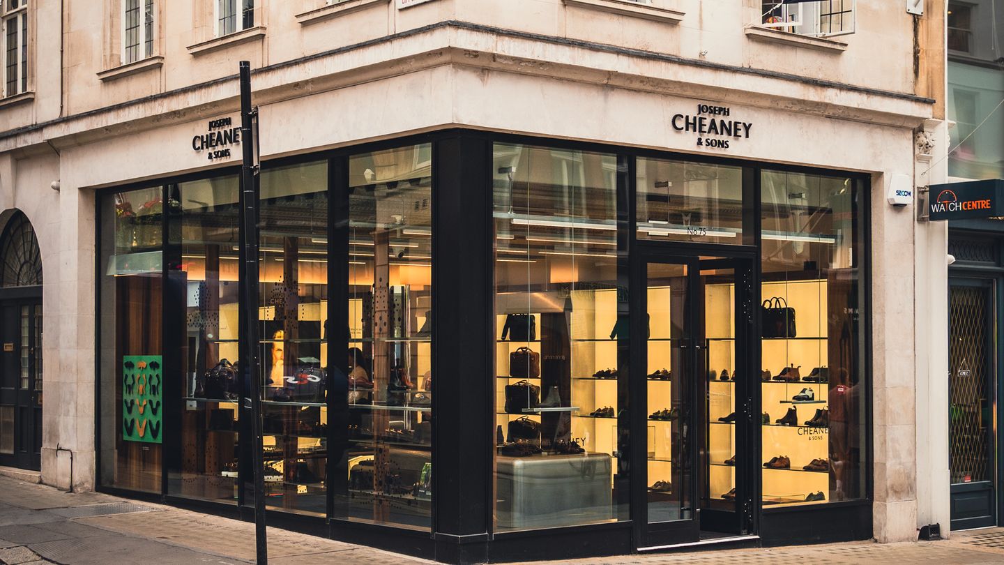 Time to shine: Cheaney steps onto New Bond Street