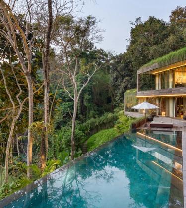 Luxury eco-home Villa Chameleon blends into the Bali forest