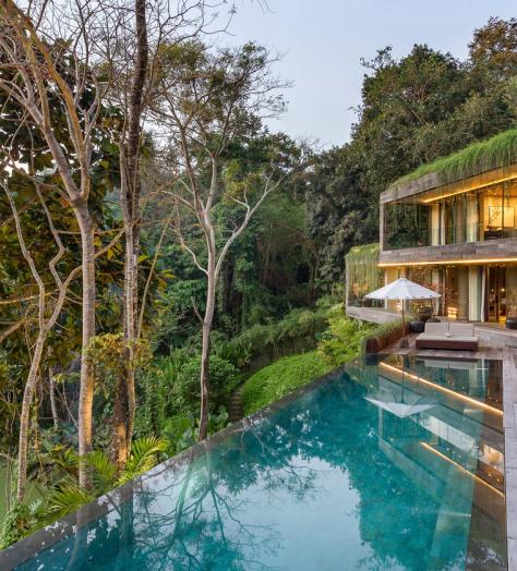 Luxury eco-home Villa Chameleon blends into the Bali forest