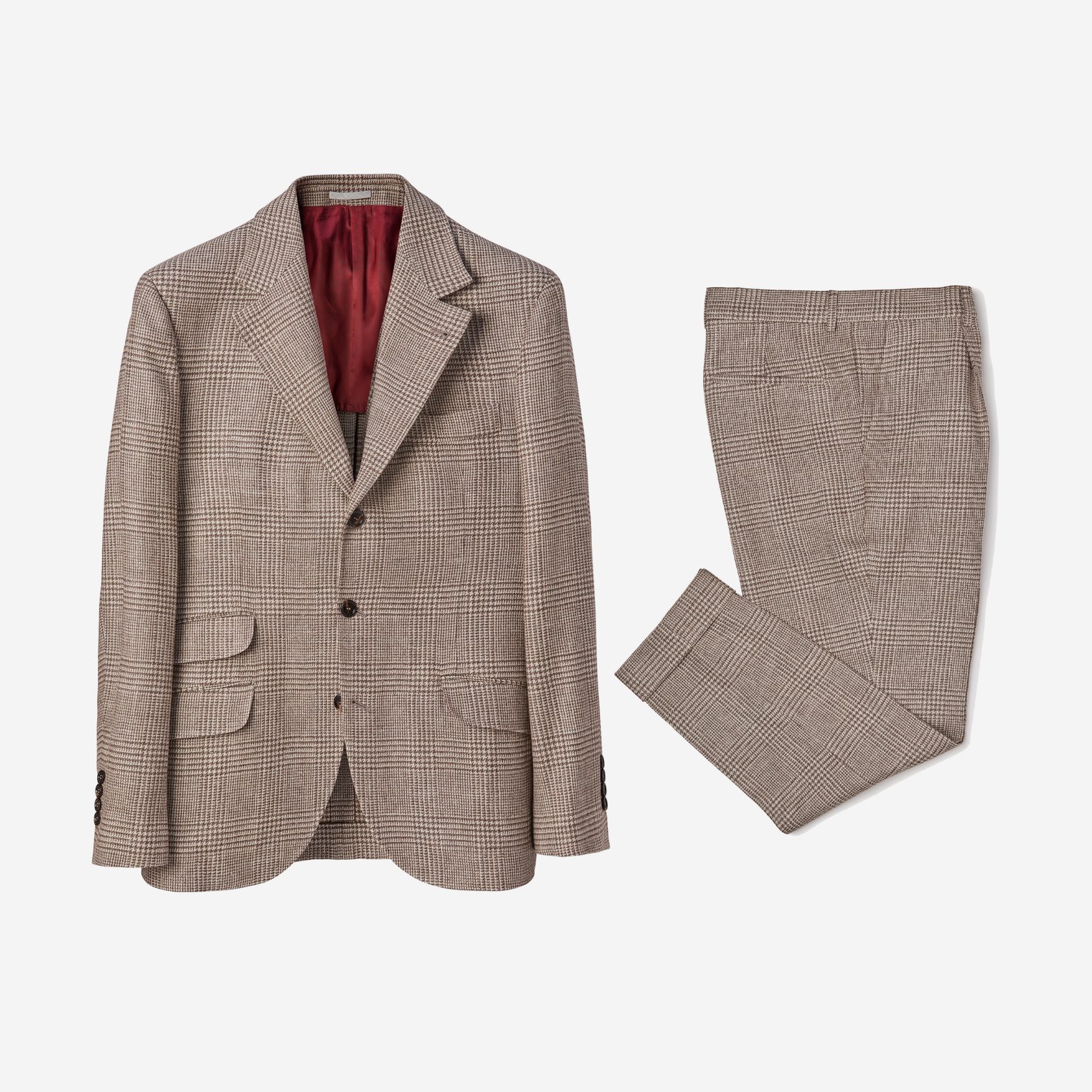 Brunello Cucinelli Deconstructed Blazer + Trousers