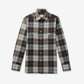 Dunhill checked flannel shirt